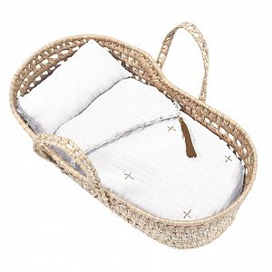 Numero 74 Doll Basket Bed Linen - White