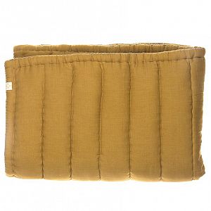Camomile London Quilted Blanket - Ochre